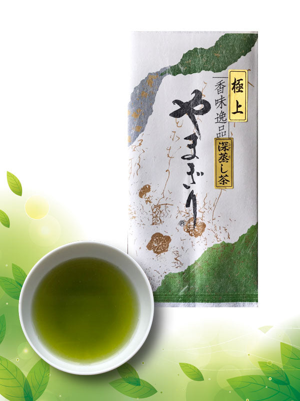 やまぎり深蒸し玉緑茶「極上印」100g袋入