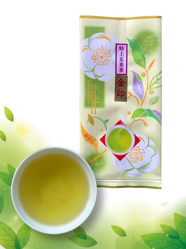 特上玄米茶「金印」 100g平袋入