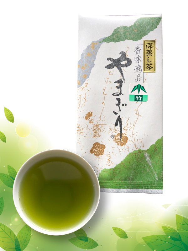 やまぎり深蒸し玉緑茶「竹印」100g平袋入
