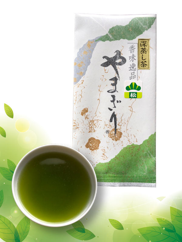 やまぎり深蒸し玉緑茶「松印」100g平袋入